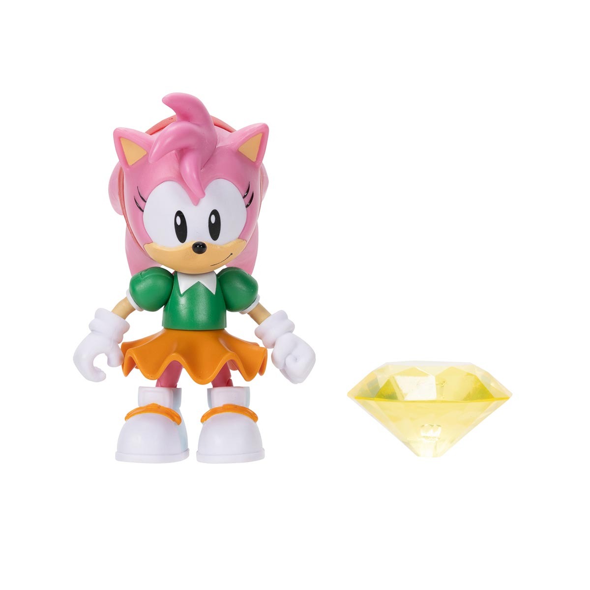 Boneca Articulada Amy De 9Cm Com Acessorio - Sonic