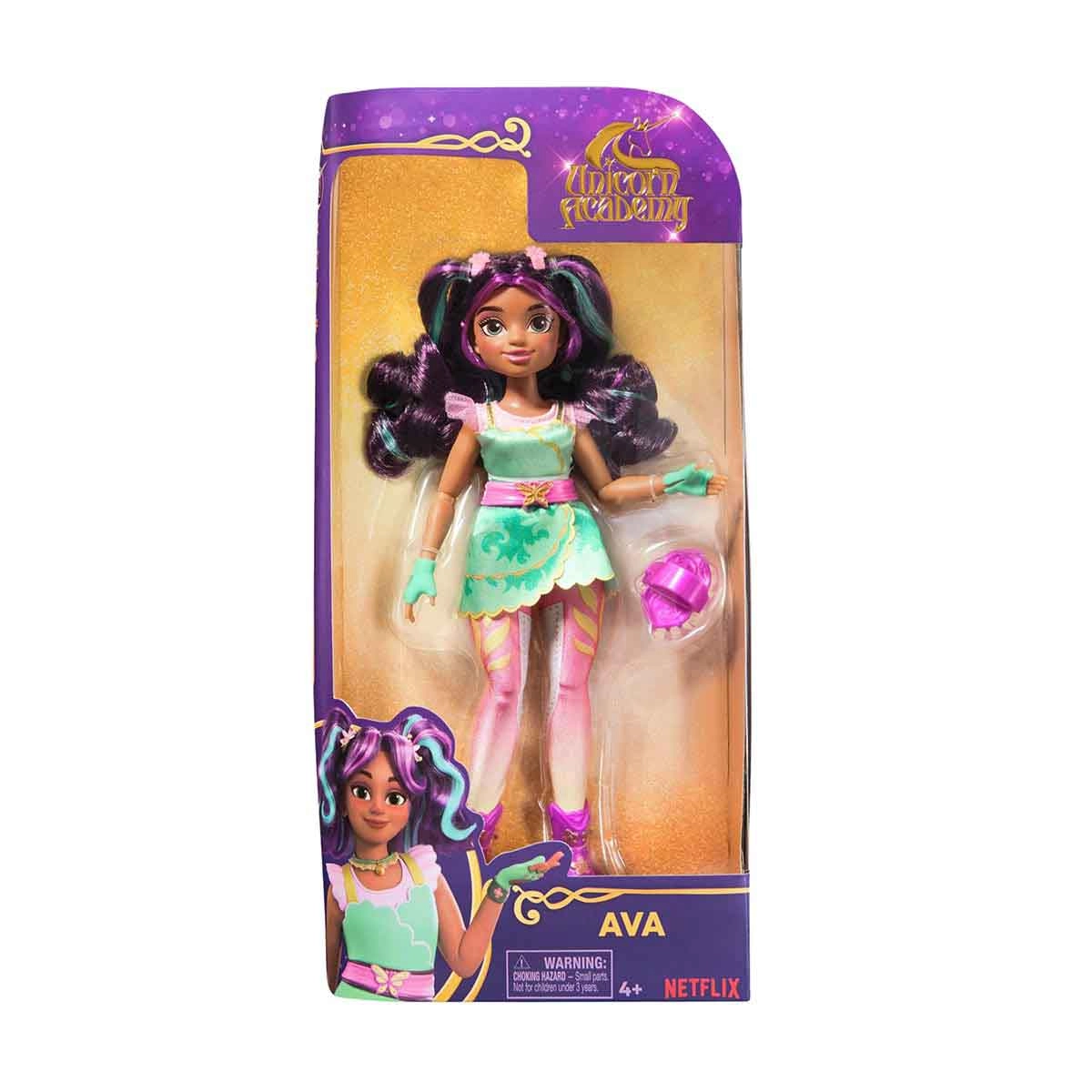 Boneca Articulada Ava De 24Cm - Academia Unicornio