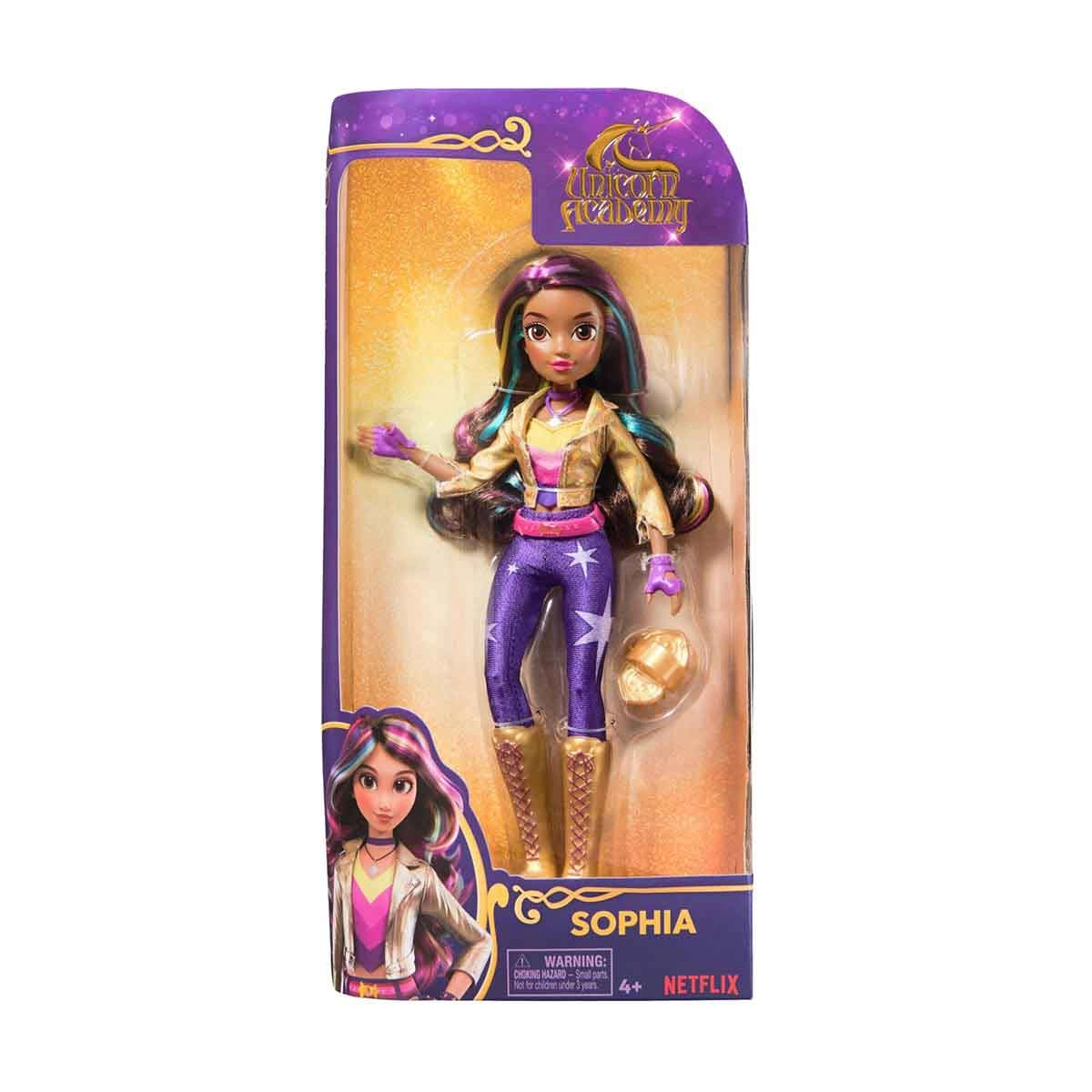 Boneca Articulada Sophia De 24Cm - Academia Unicornio