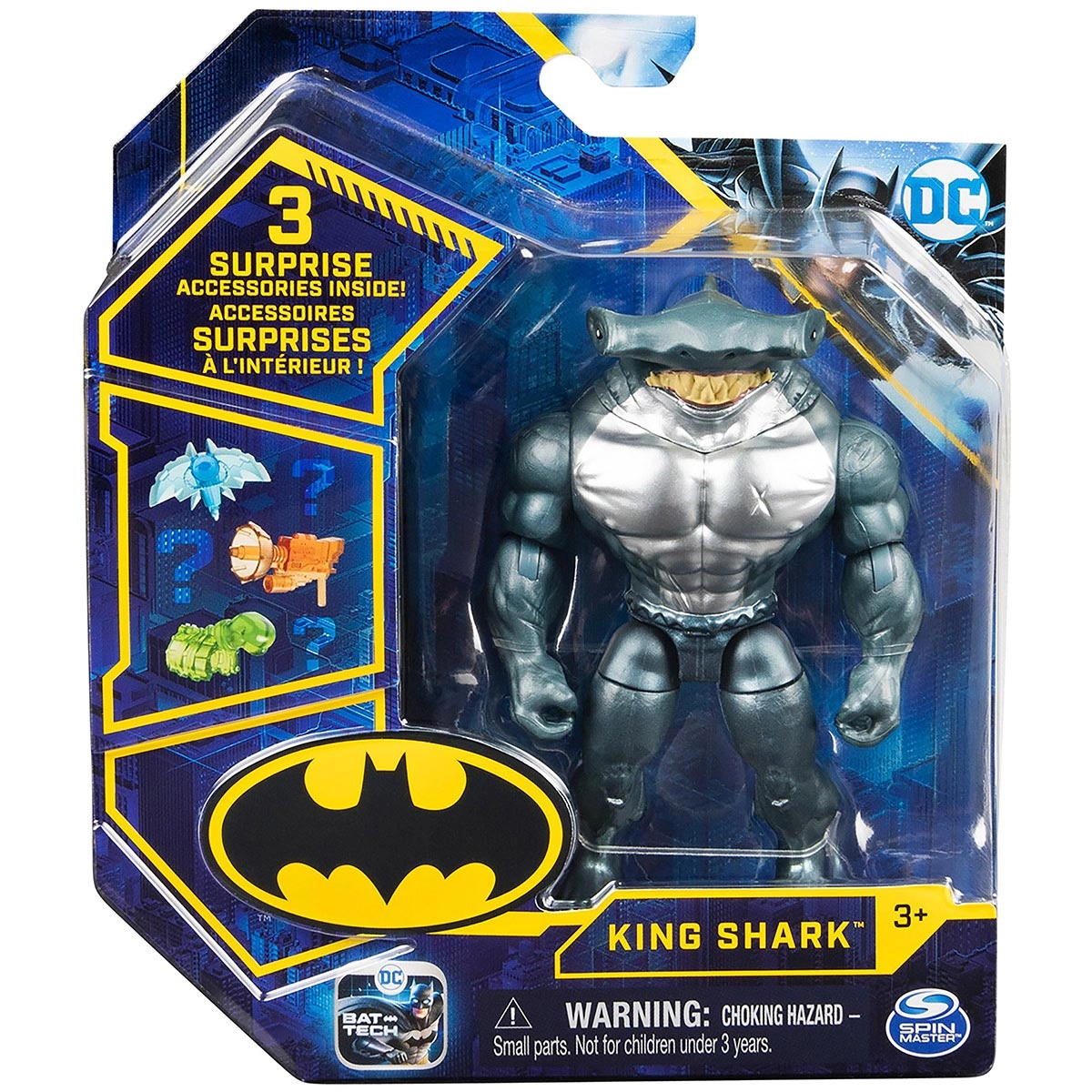 Boneco 10Cm Do King Shark - Batman Dc