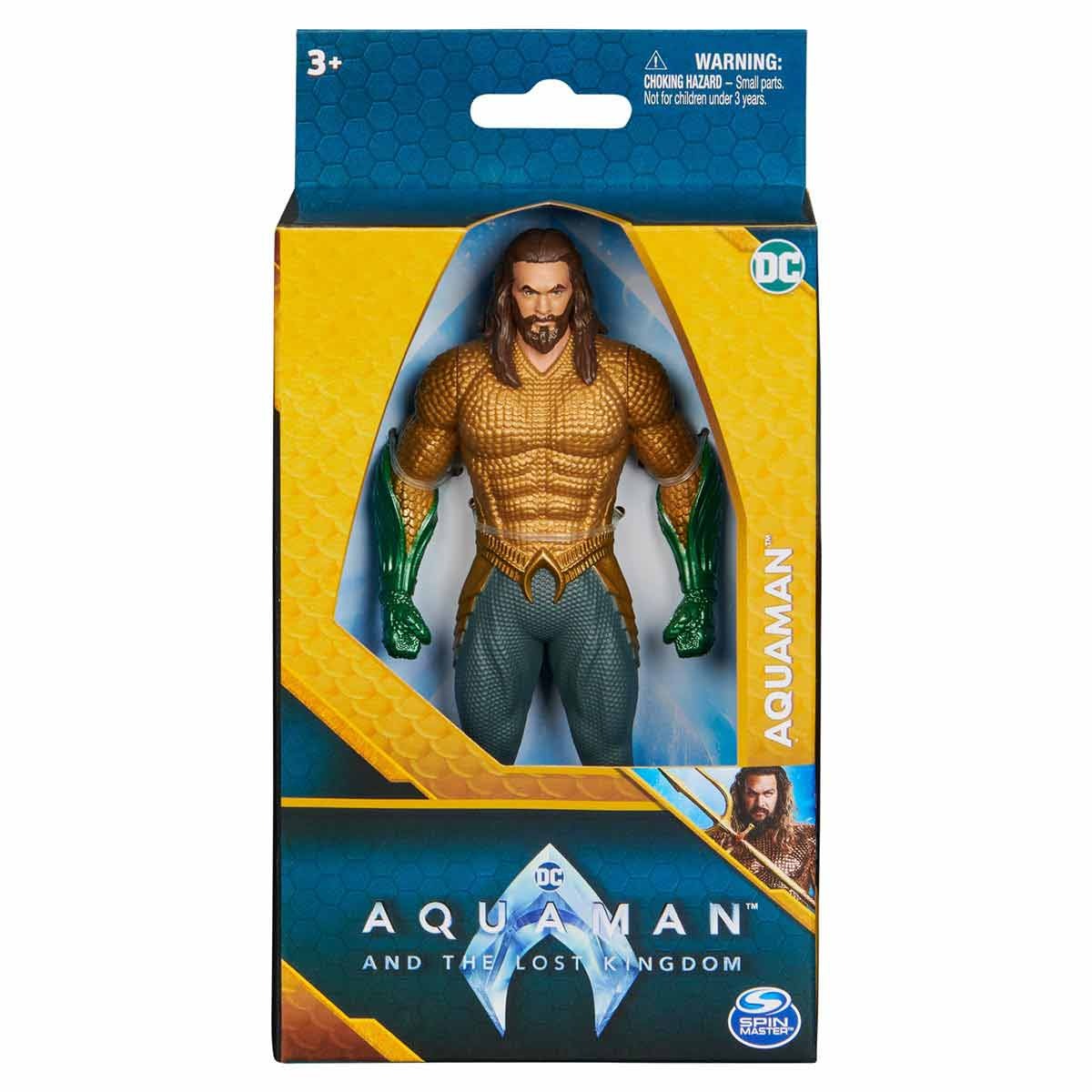 Boneco Aquaman De 15Cm - Filme Aquaman 2 Dc