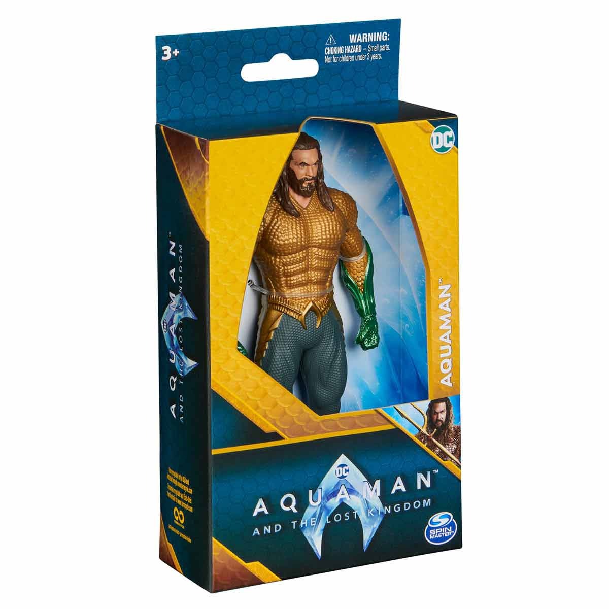 Boneco Aquaman De 15Cm - Filme Aquaman 2 Dc
