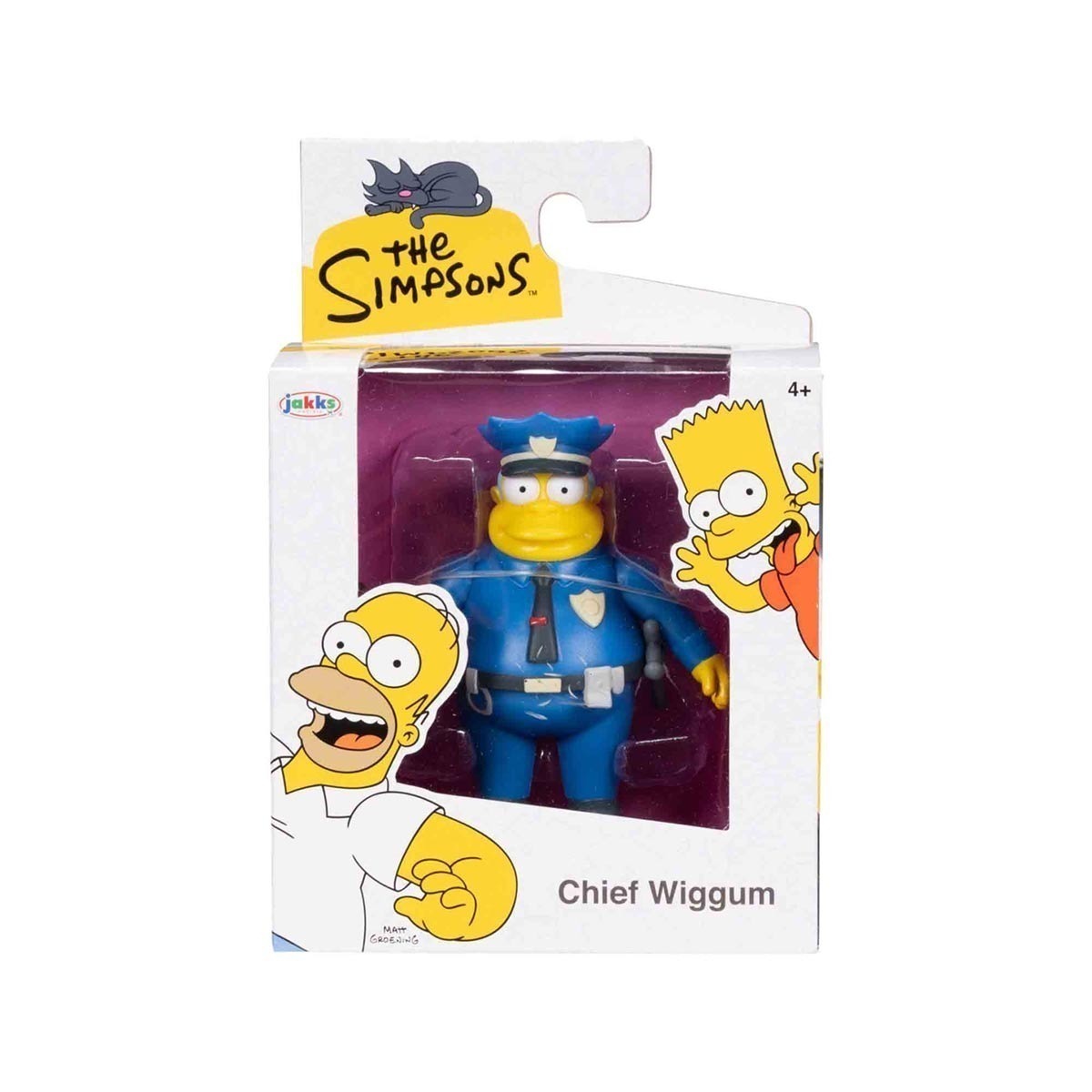 Boneco Articulado Chefe Wiggum De 7Cm - Os Simpsons