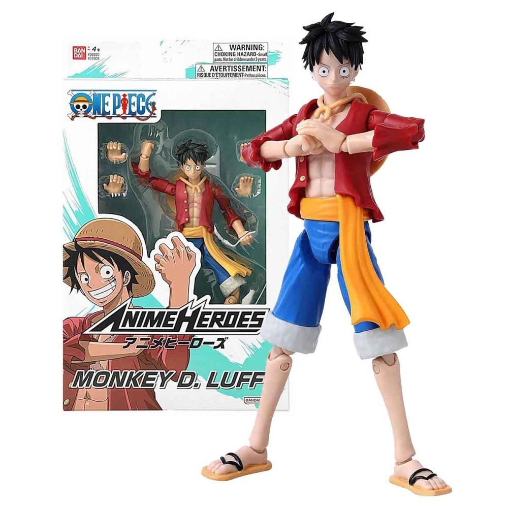 Boneco Articulado Luffy De 16Cm Colecionavel - One Piece