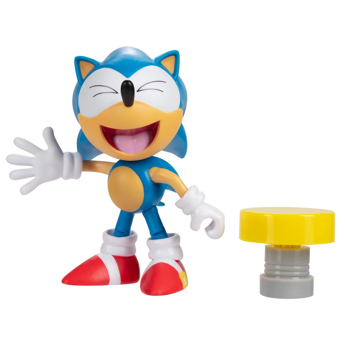 Boneco Articulado Sonic (Rindo) De 9Cm Com Acessorio - Sonic