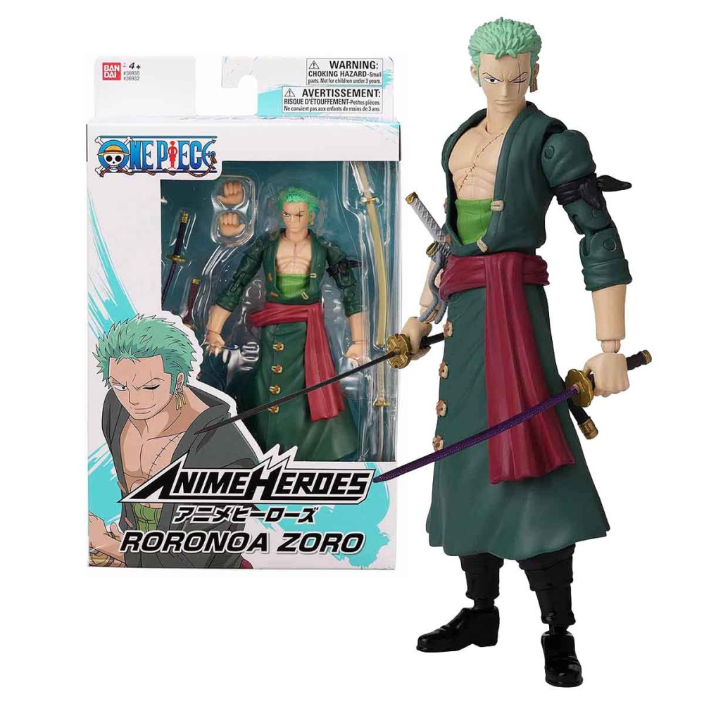 Boneco Articulado Zoro De 16Cm Colecionavel - One Piece