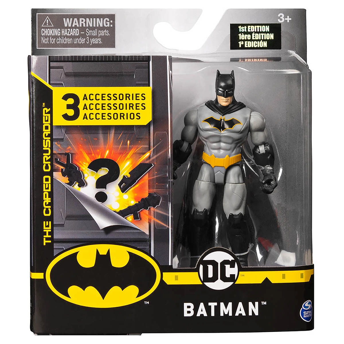 Boneco Batman De 10Cm Com Acessorios - Dc