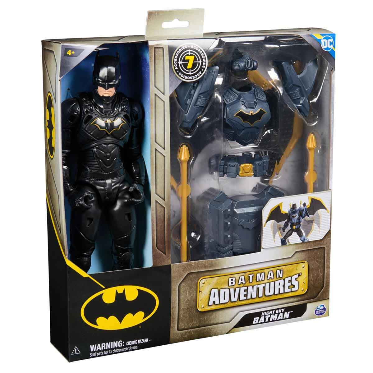Boneco Batman Night Sky De 30Cm Com Armadura - Batman