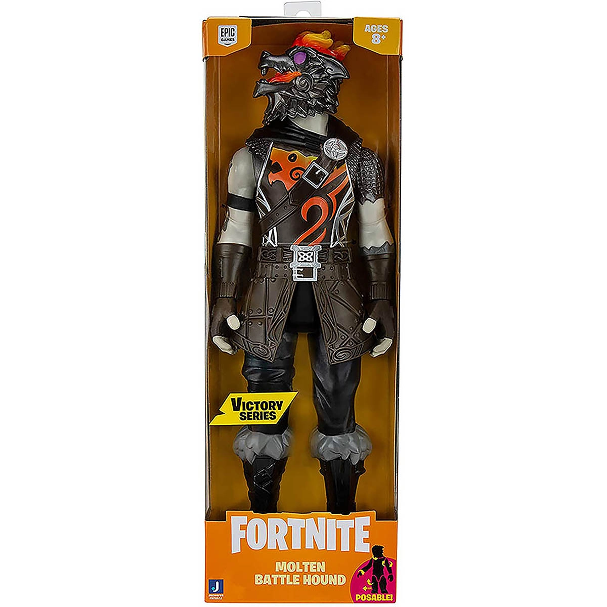 Boneco Molten Battle Hound - 30Cm - Fortnite