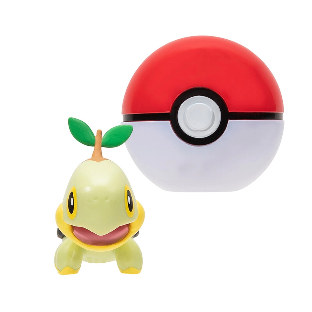 Boneco Pokemon Turtwig + Poke Ball