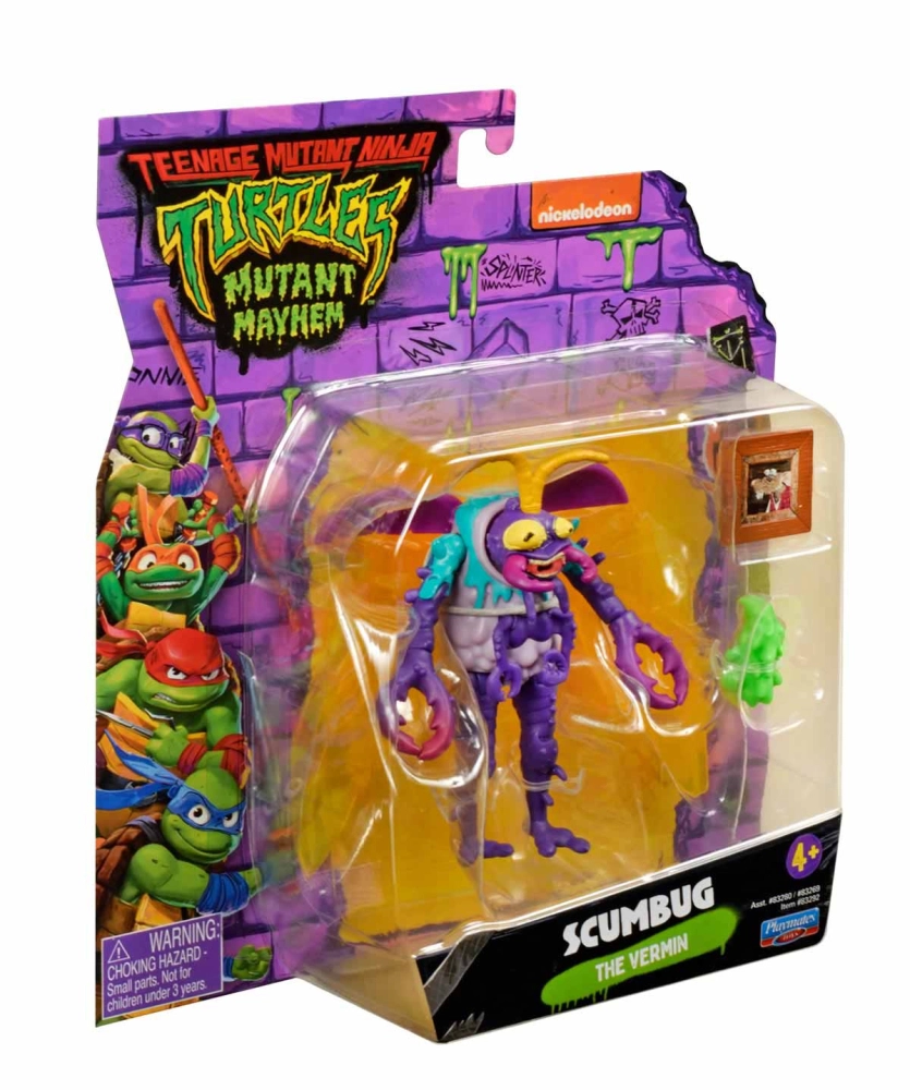 Boneco Scumbug De 9Cm Do Filme - As Tartarugas Ninja