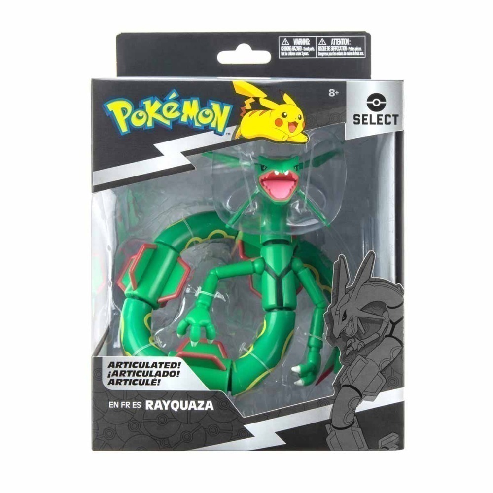 Boneco Super Articulado Rayquaza De 15Cm - Pokemon