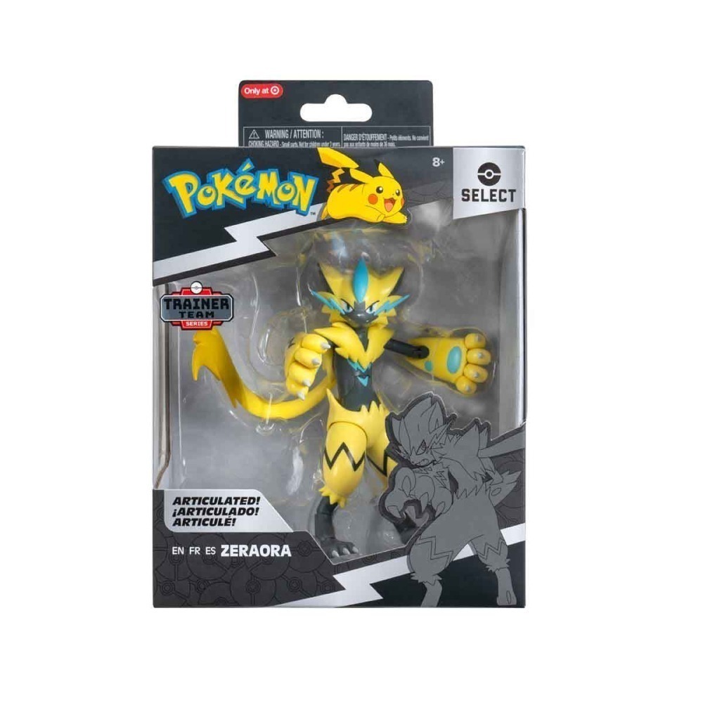 Boneco Super Articulado Zeraora De 15Cm - Pokemon