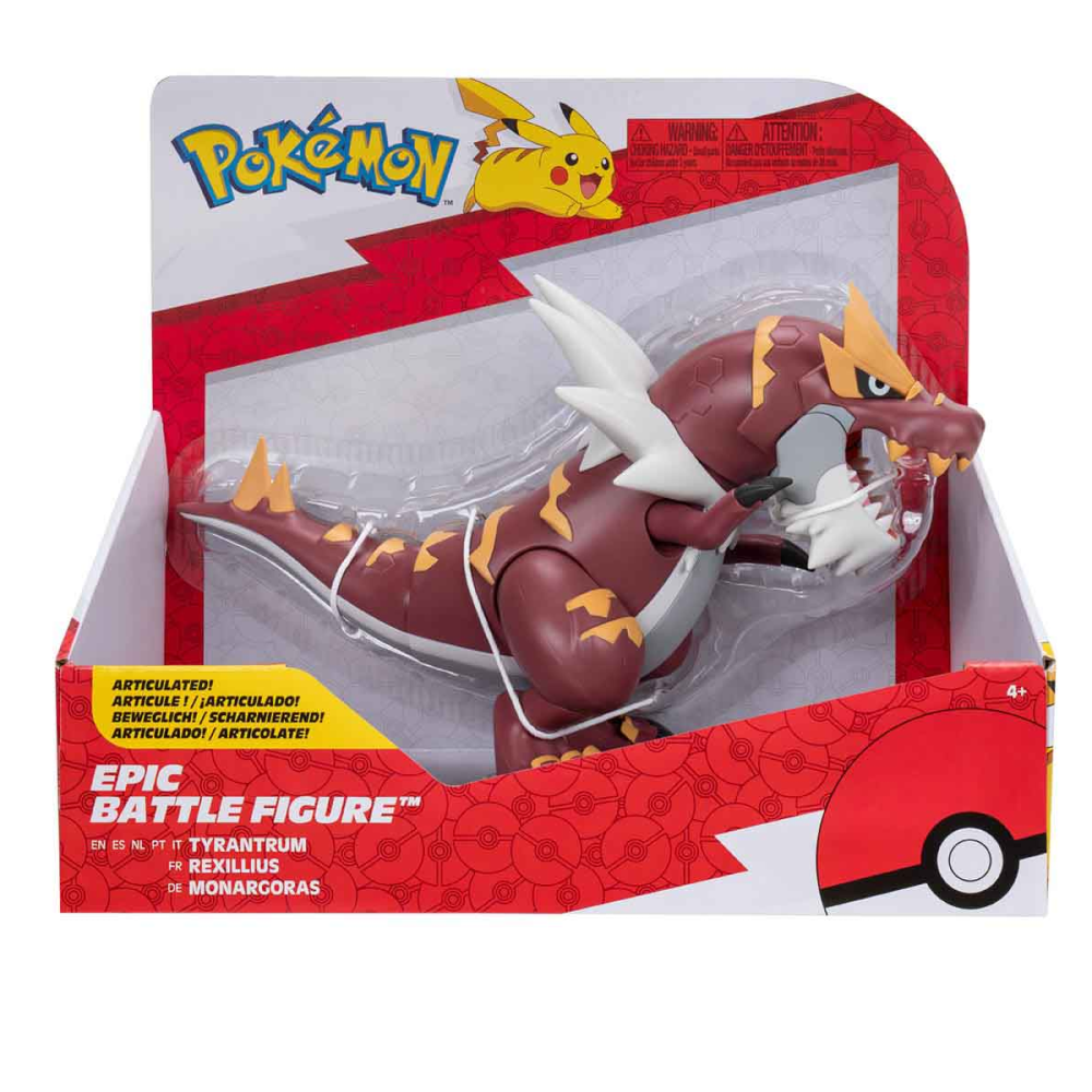 Boneco Tyrantrum De Batalha Epico De 16Cm - Pokemon