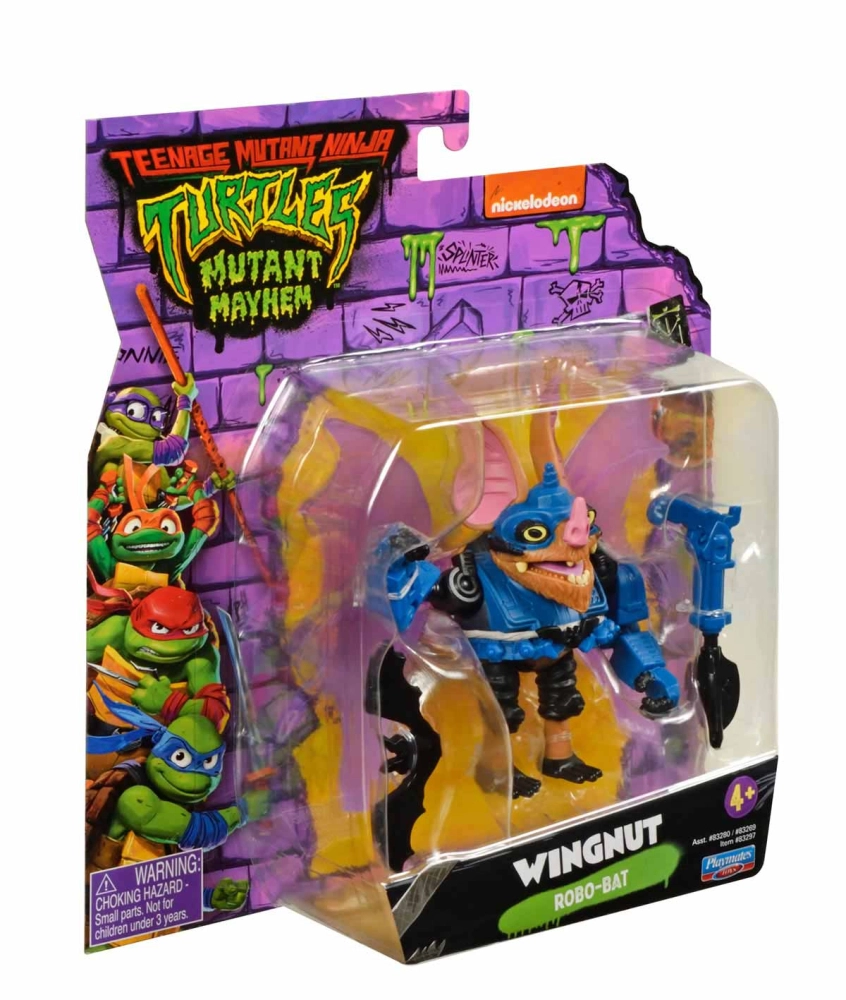 Boneco Wingnut De 10Cm Do Filme - As Tartarugas Ninja