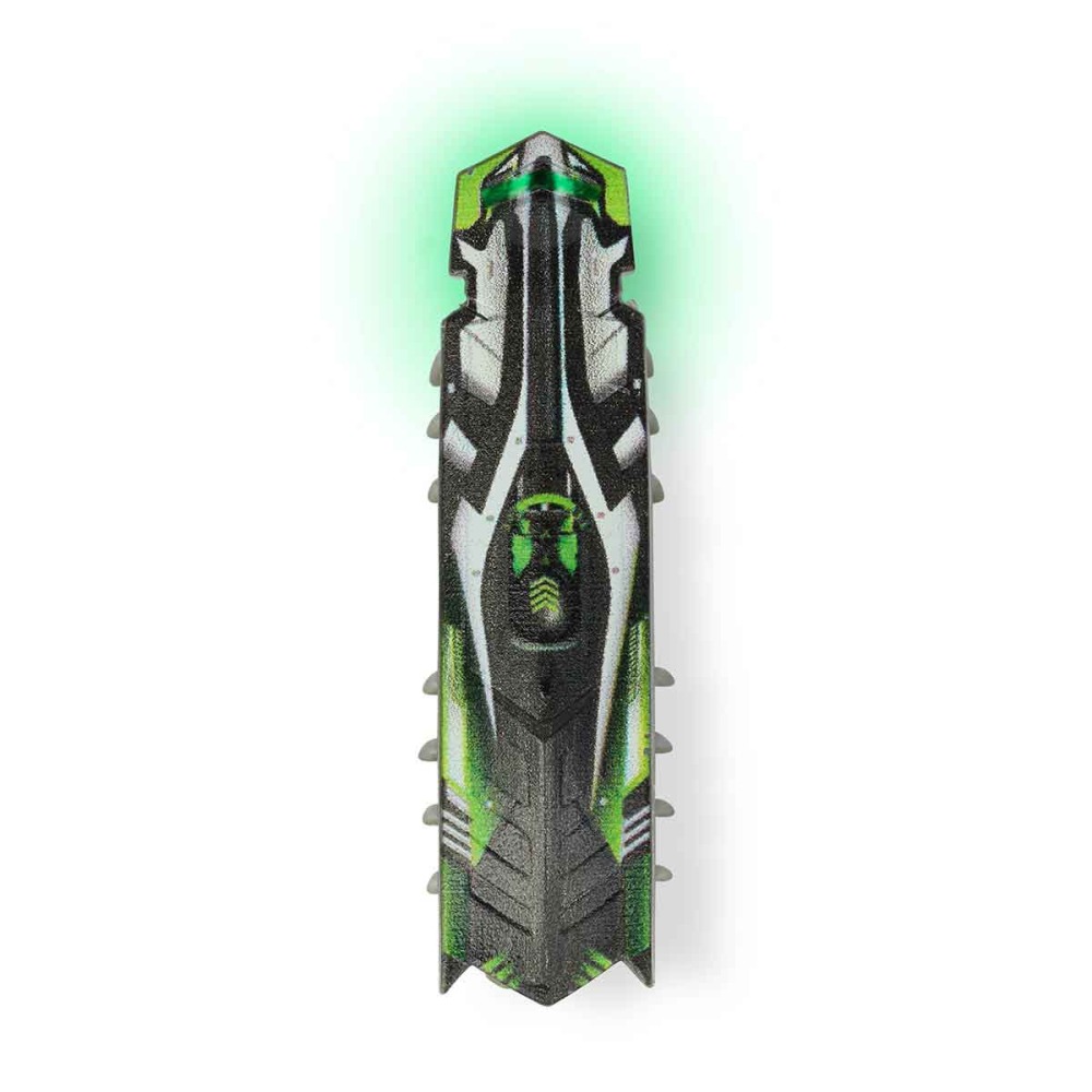 Brinquedo Robo Sensorial Nano Flash Preto E Verde - Hexbots