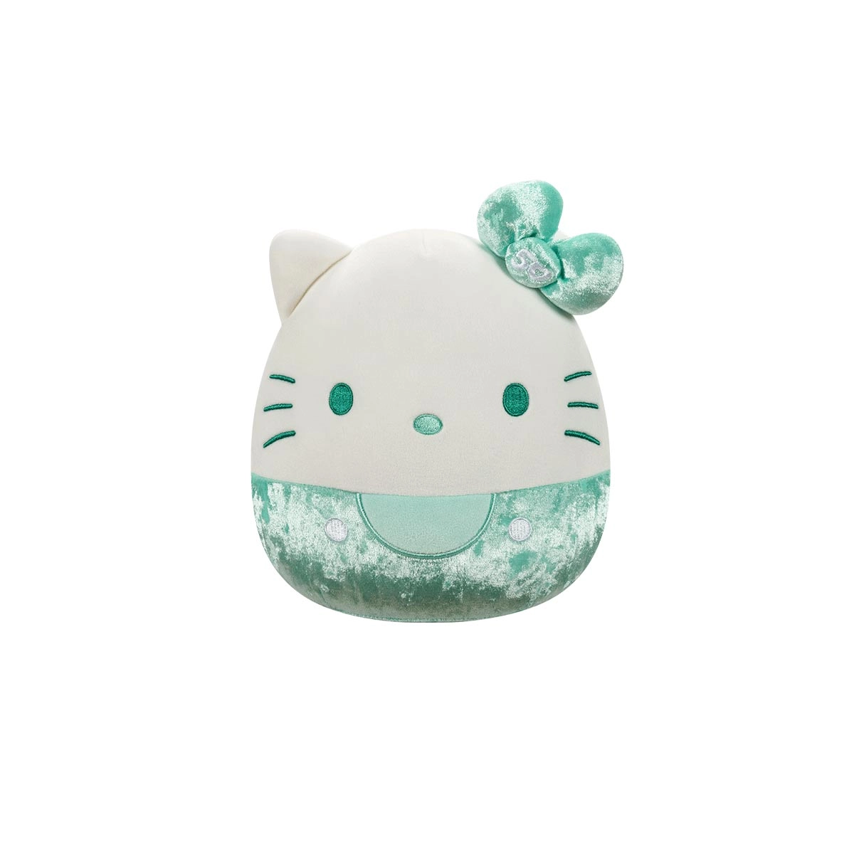 Pelúcia Hello Kitty Verde 20Cm Veludo 50 Anos Squishmallows
