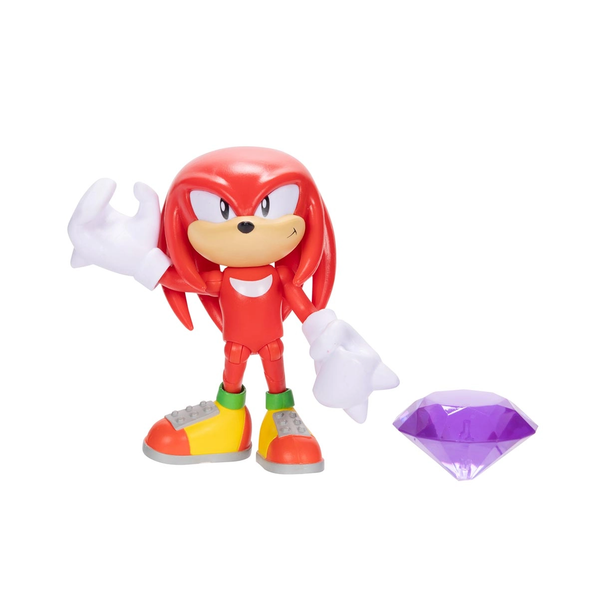 Sonic - Boneco 10cm Knuckles Com Esmeralda Do Caos