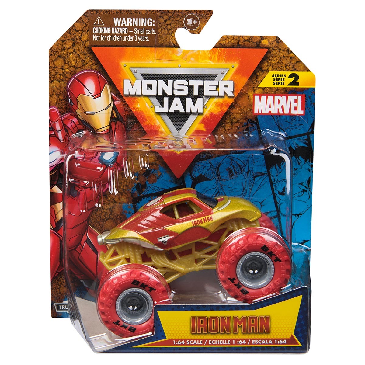 Monster Jam - Veiculo Homem De Ferro 1:64