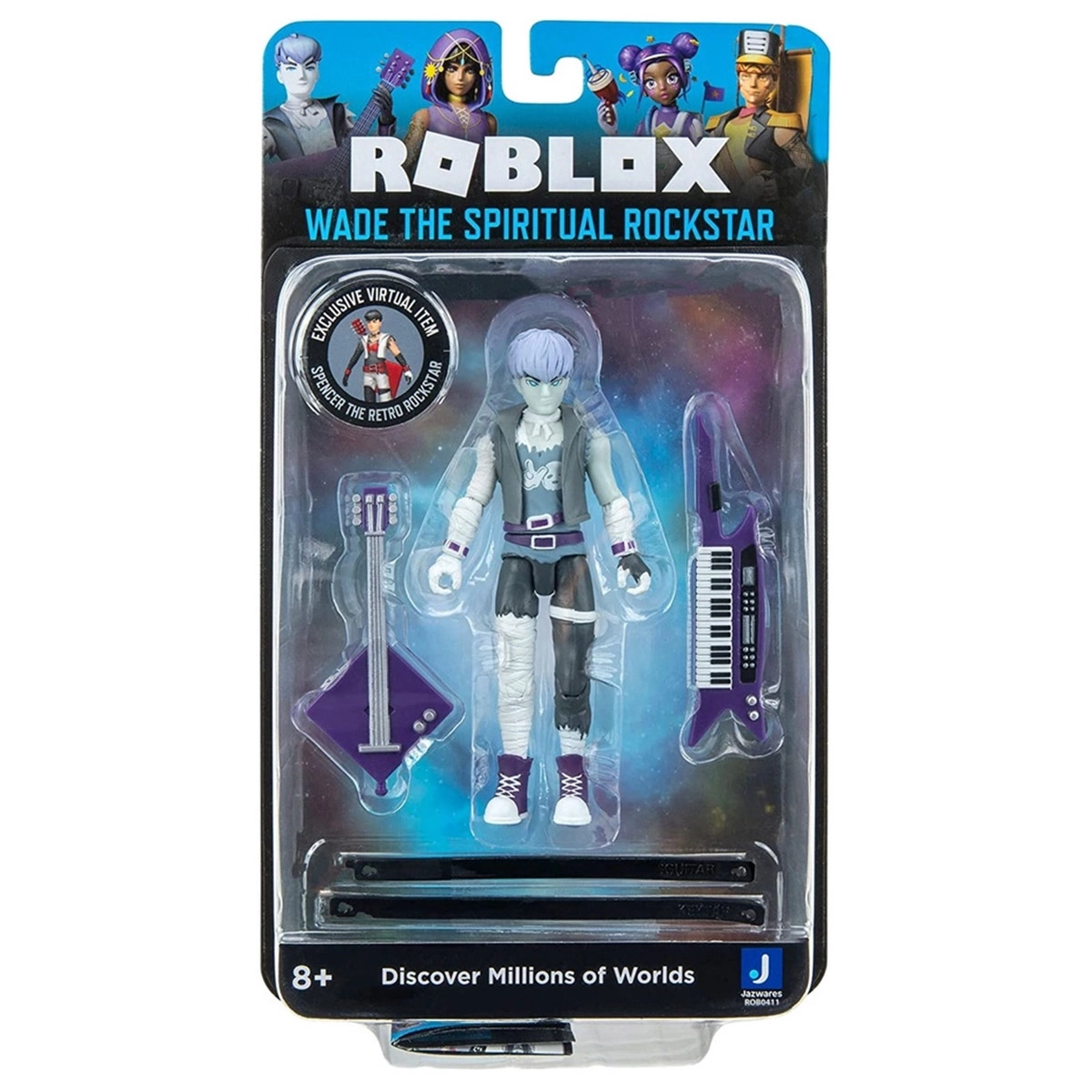 Roblox - Figura De 10Cm - Wade The Spiritual Rockstar