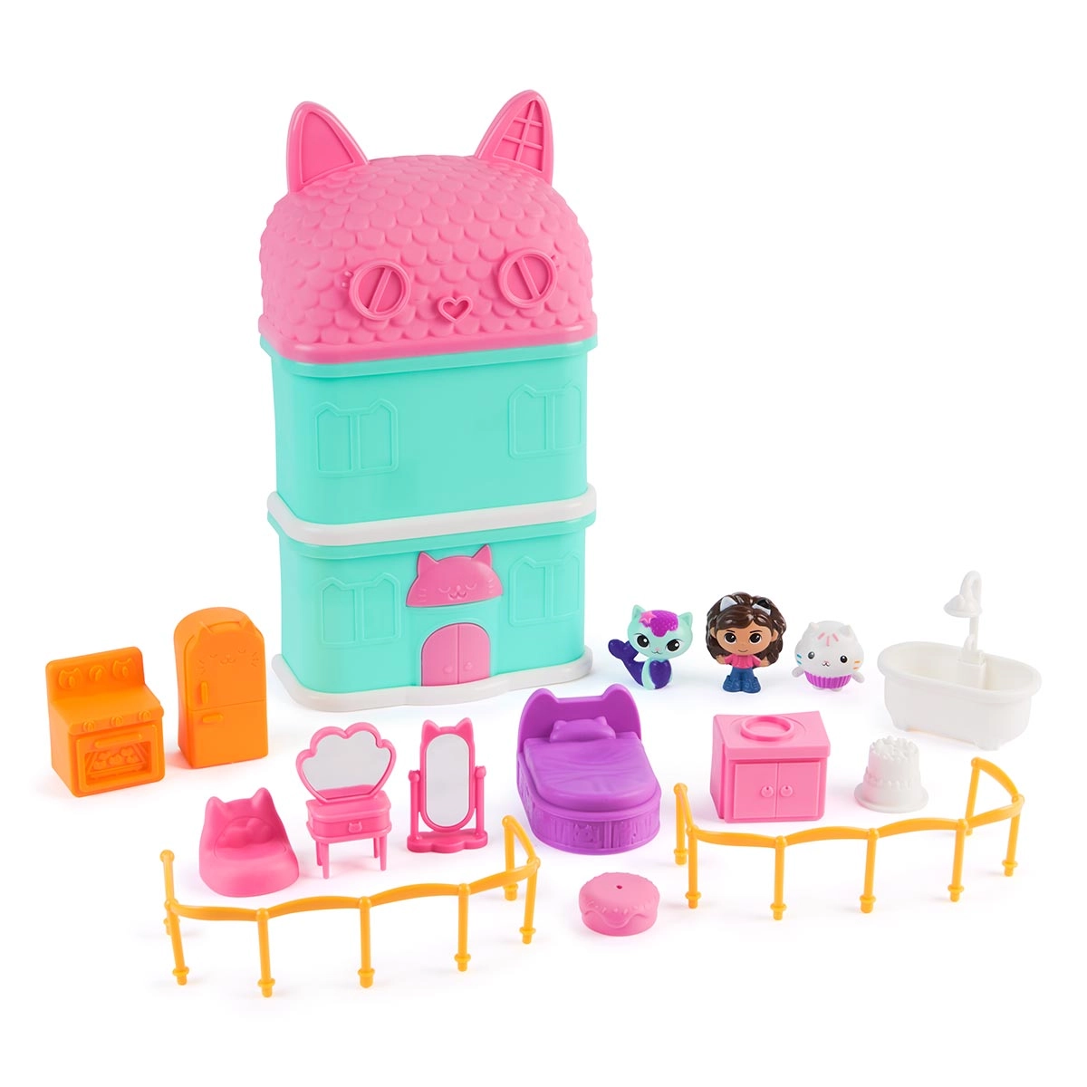 Gabbys Dollhouse - Conjunto De 3 Mini Playsets