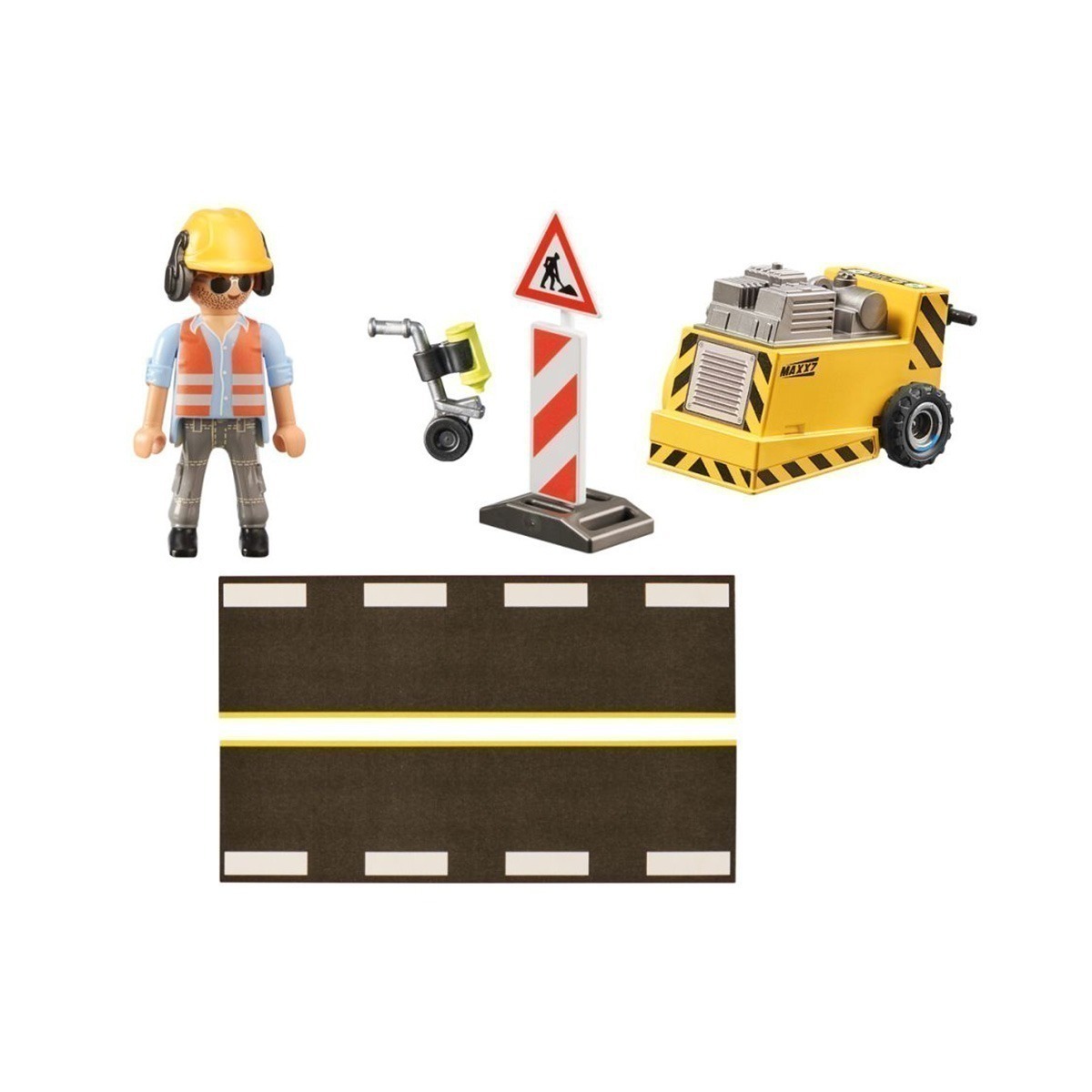 Playmobil - Set Trabalhador Da Construção - City Action - 71185