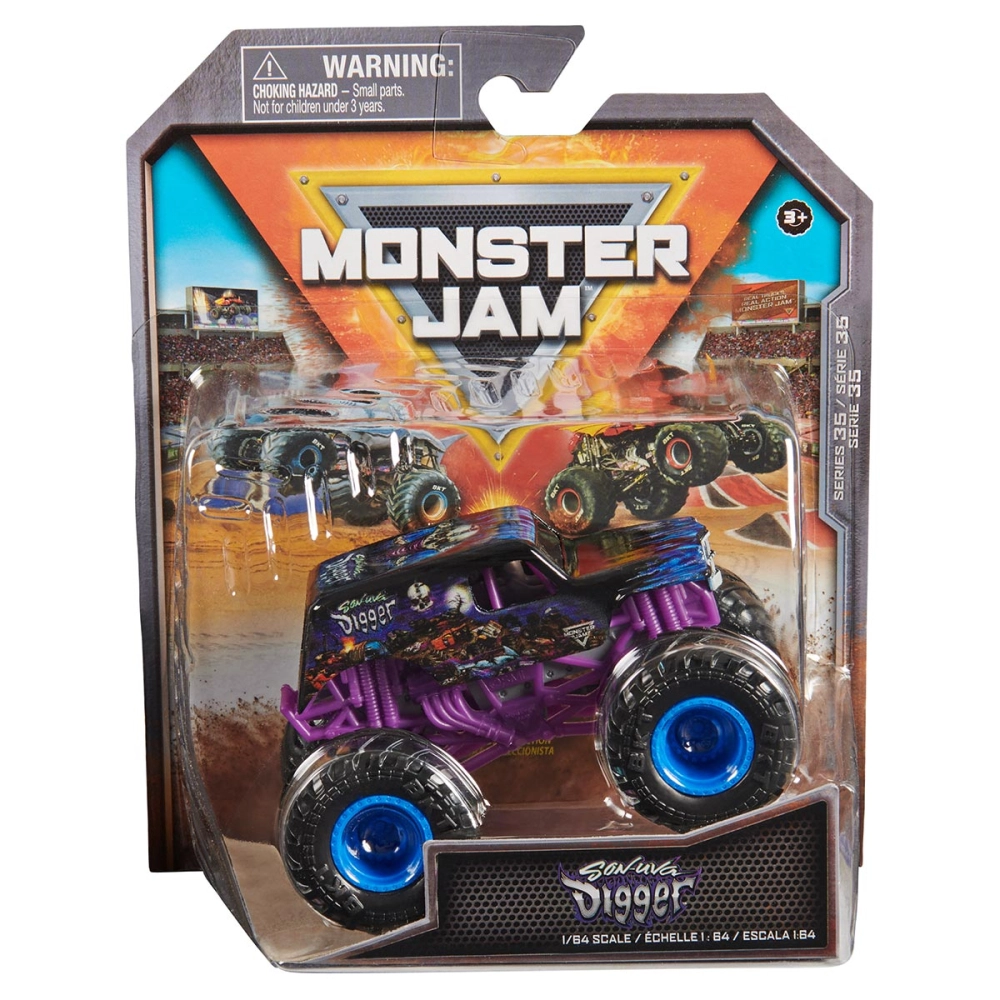 Carrinho Son Uva Digger Série 35 Escala 1:64 - Monster Jam
