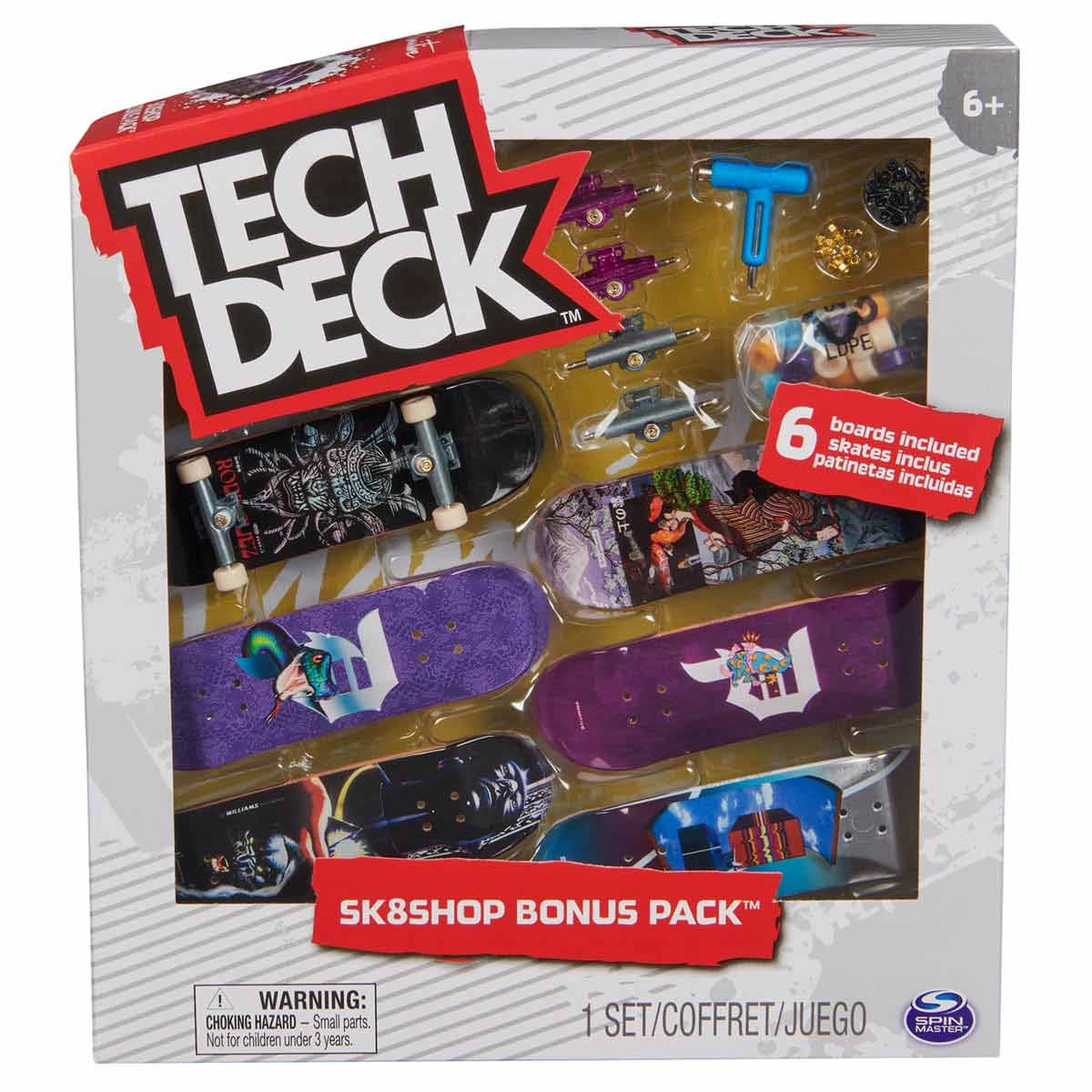 Kit 3 Skate De Dedo E Acessórios Primitive (Cobra)-Tech Deck