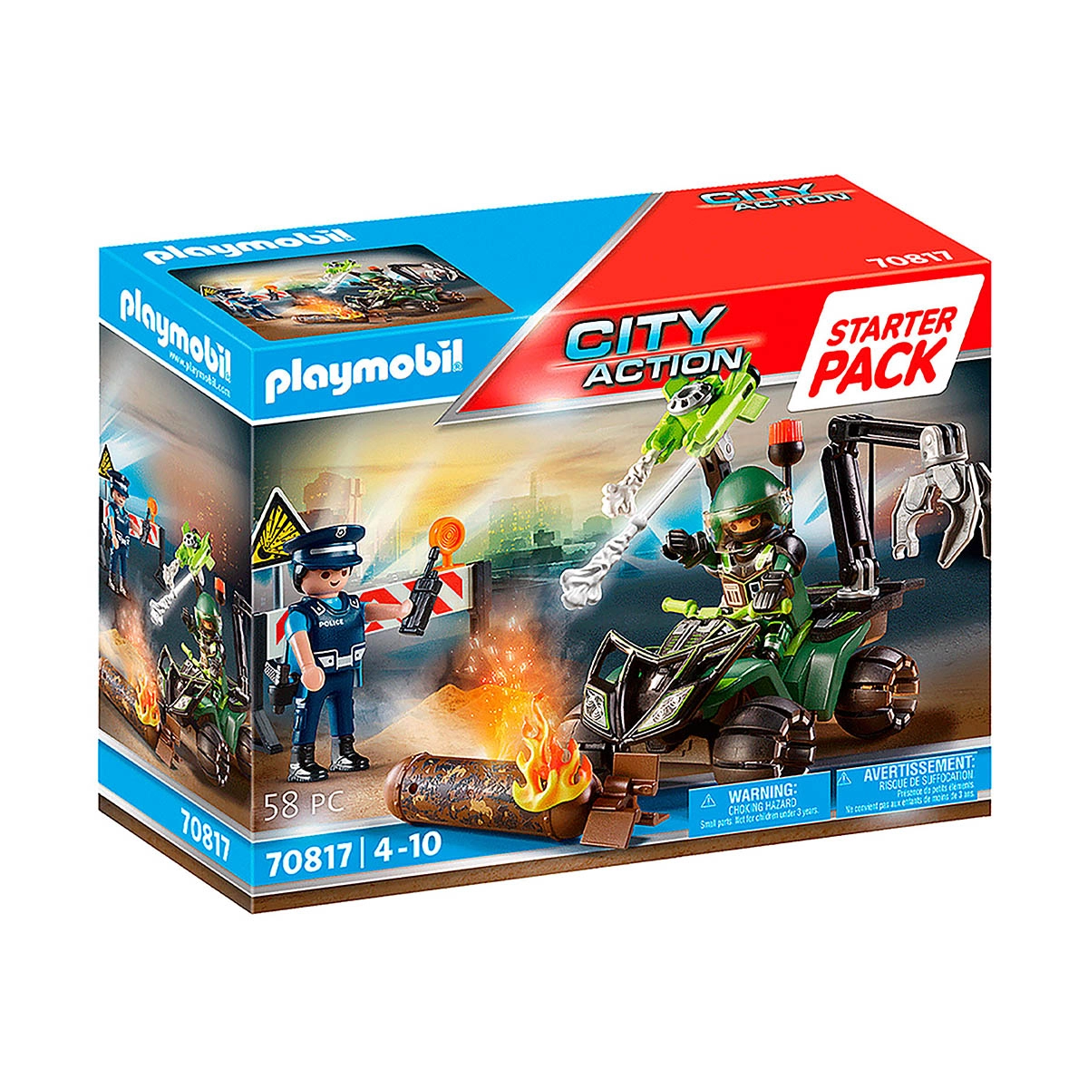 Playmobil - Treinamento Policial - City Action - 70817 Playmobil - Treinamento Policial - City Action - 70817