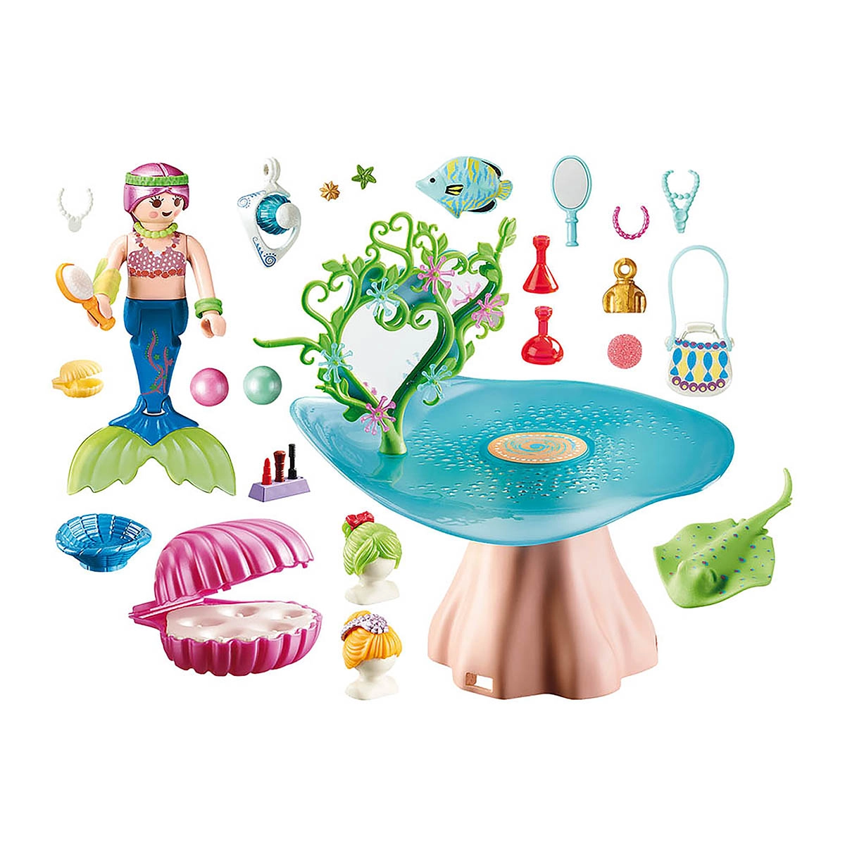 Playmobil - Salão De Beleza Com Concha E Pérolas - Magic - 70096 Playmobil - Salão De Beleza Com Concha E Pérolas - Magic - 70096