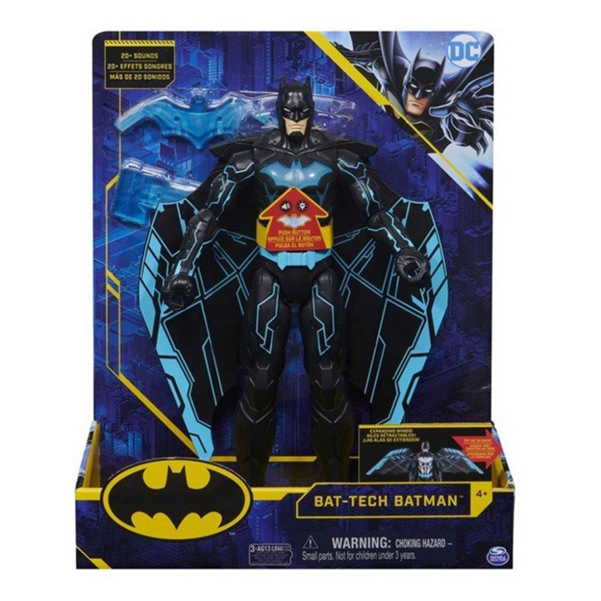 Dc Comics, Boneco Do Batman Bat-Tech Luxo 30Cm - Sunny