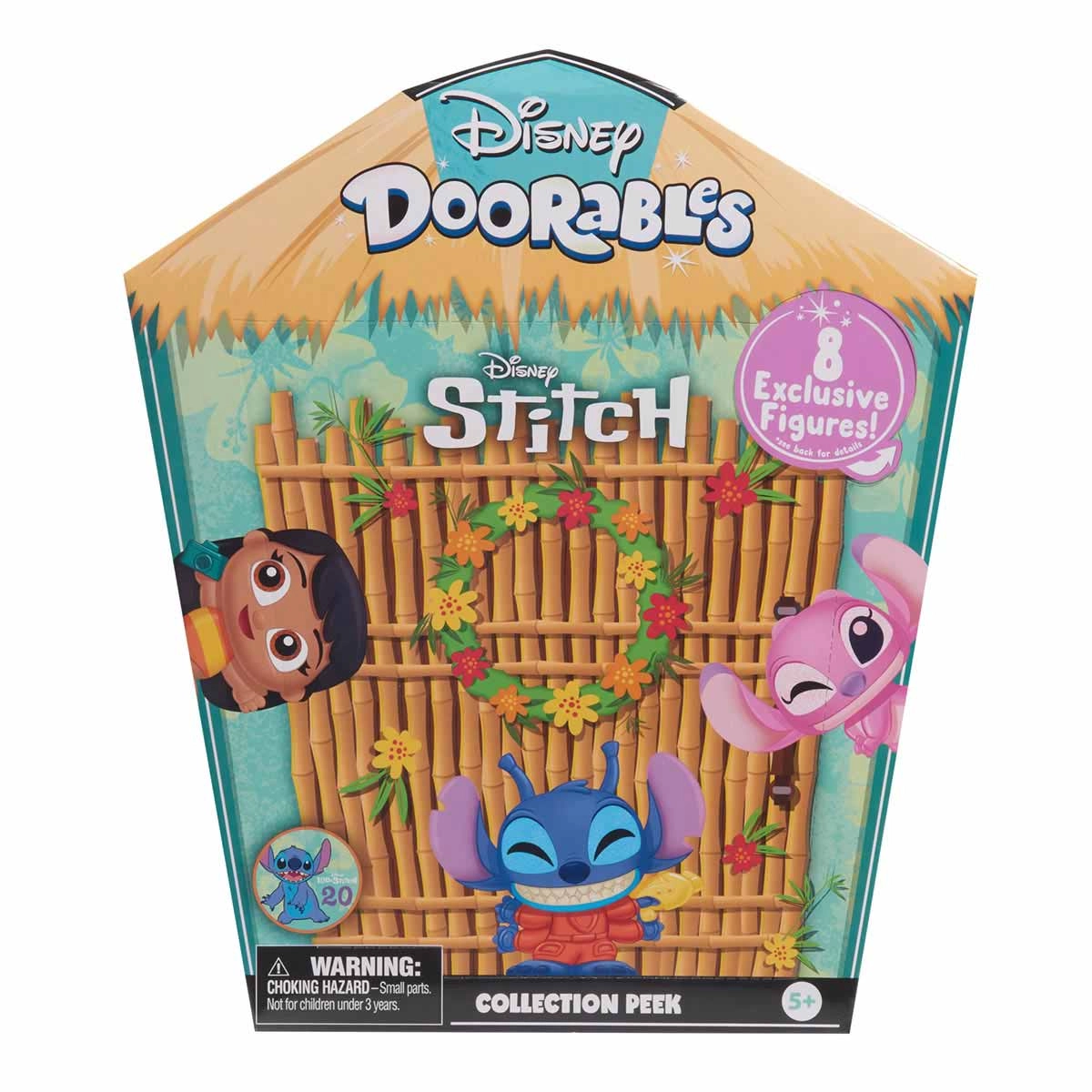 Colecao 8 Bonecos Colecionaveis Stitch - Doorables Disney