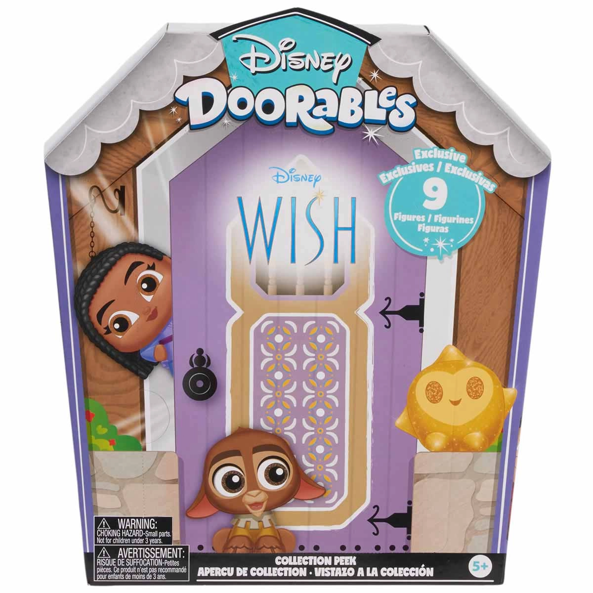 Colecao 9 Bonecos Colecionaveis Wish - Doorables Disney