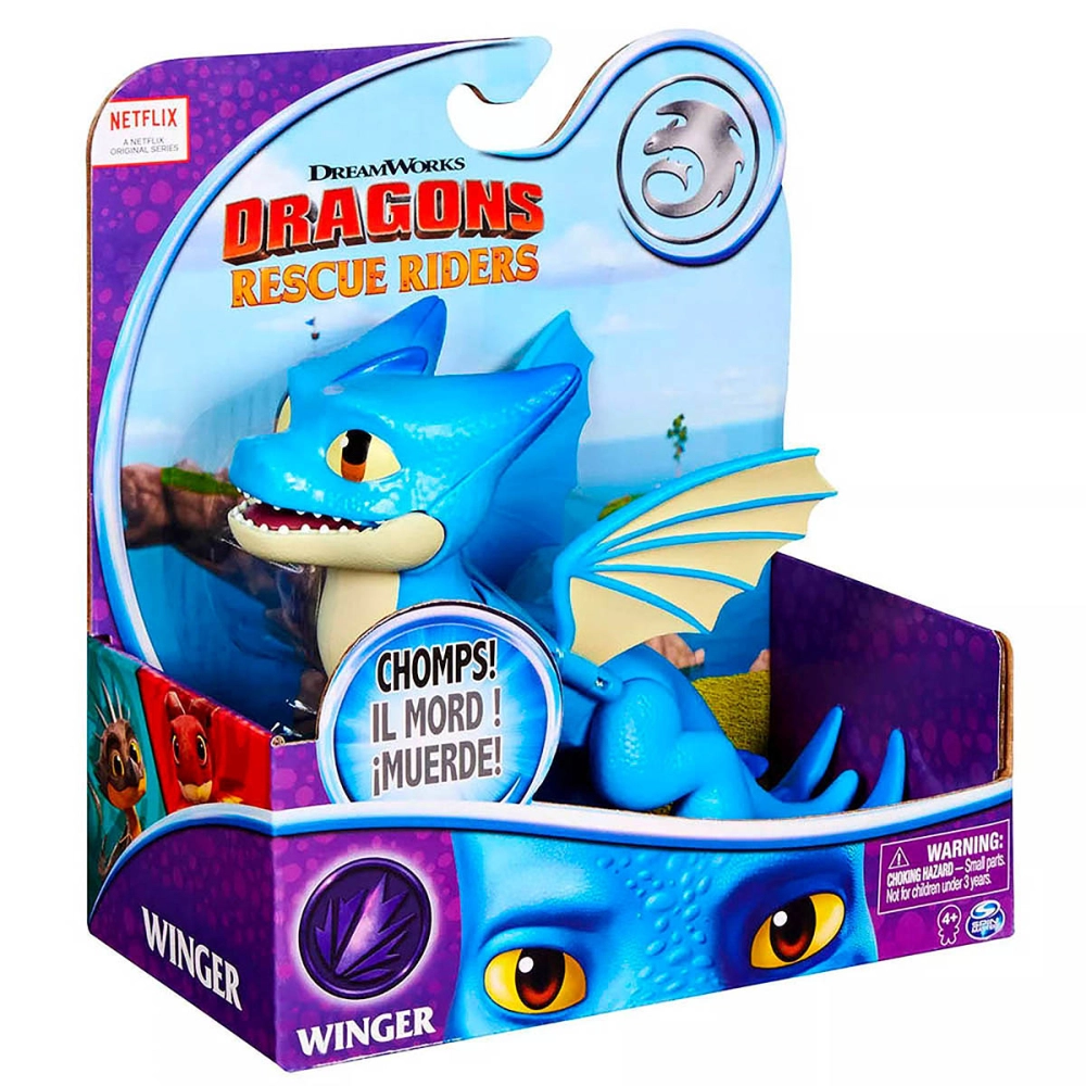 Como Treinar Seu Dragao - Rescue Riders - Winger 12 Cm