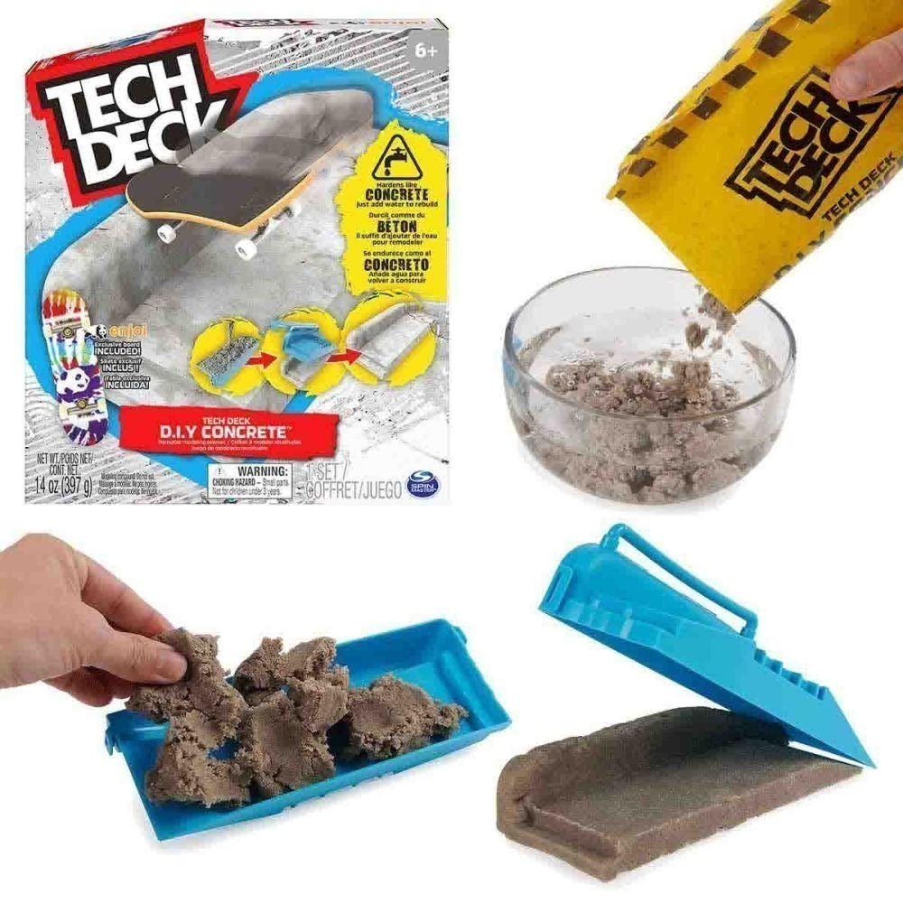 Conjunto De Modelagem De Concreto D.I.Y. - Tech Deck