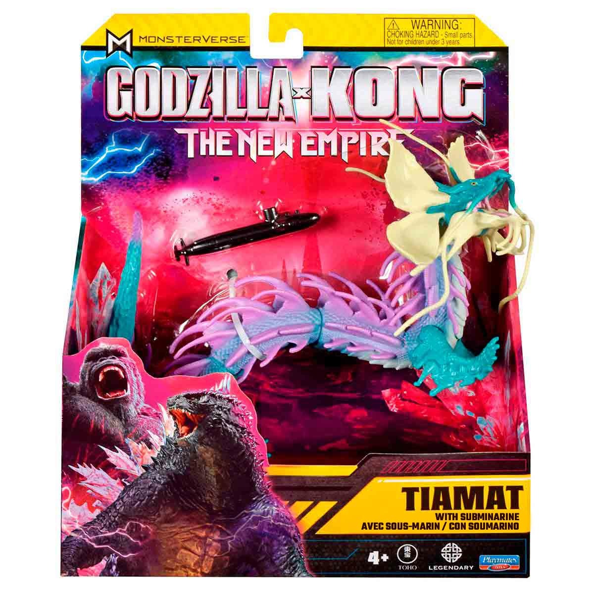 Boneco Tiamat de 15cm com Submarino - Godzilla Novo Imperio