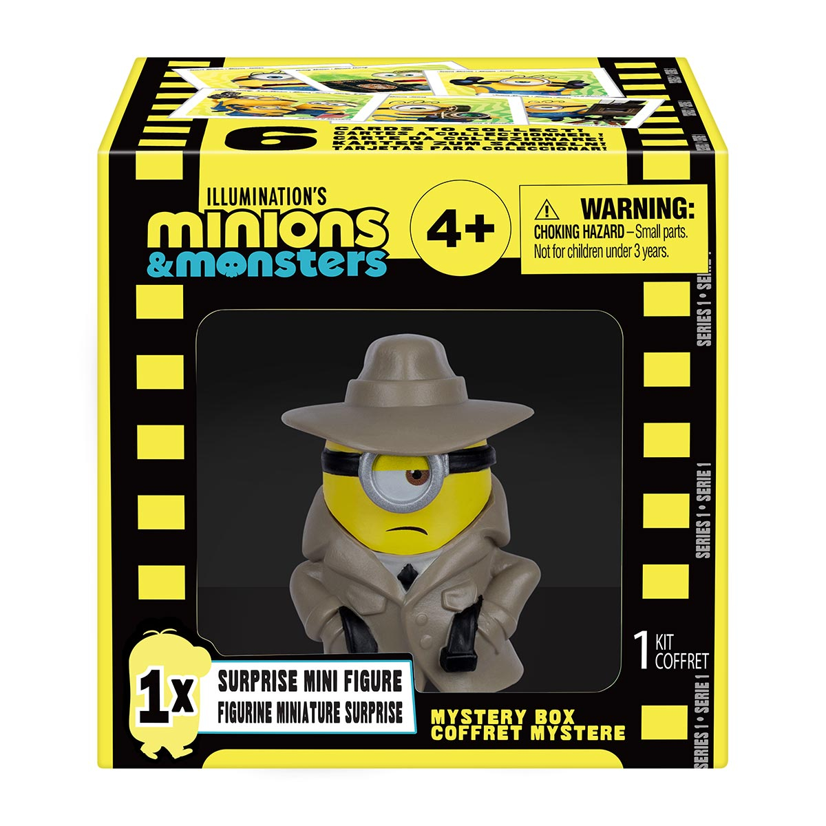 Mini Boneco Colecionável Minion Detetive - Minions & Monstros