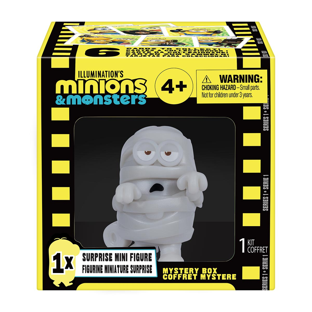 Mini Boneco Colecionável Minion Múmia (Brilha No Escuro) - Minions & Monstros
