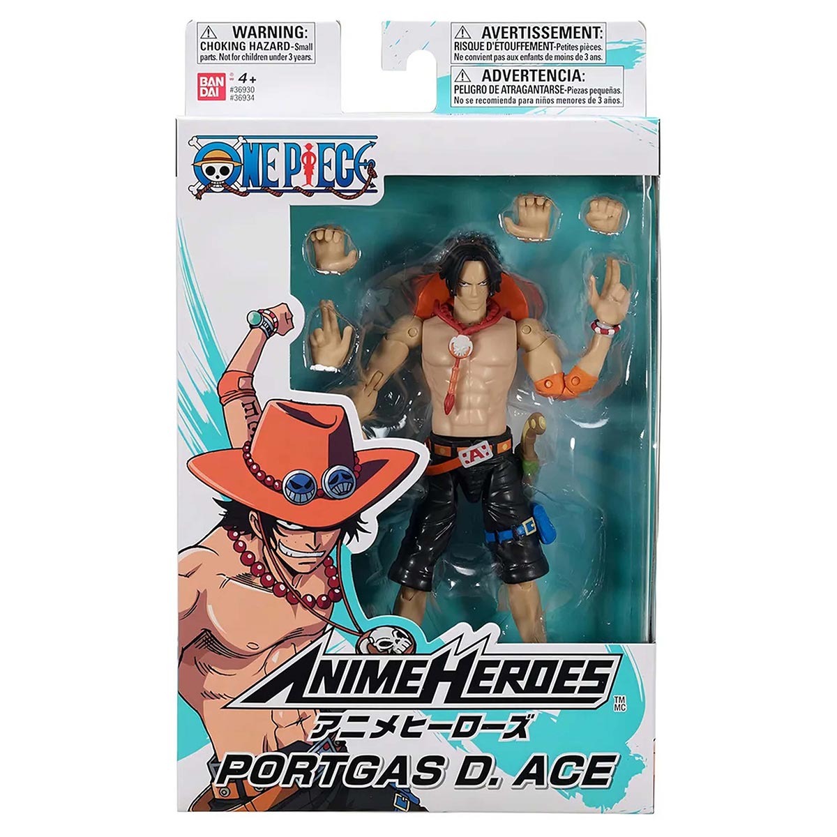 Boneco Portgas D. Ace de 16cm com Acessórios - One Piece