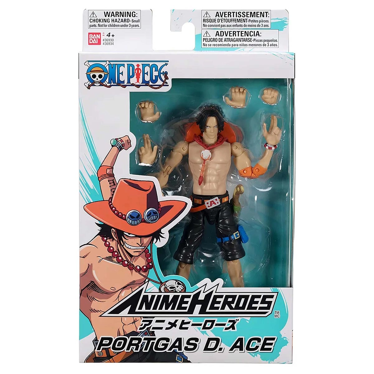 Boneco Portgas D. Ace de 16cm com Acessórios - One Piece