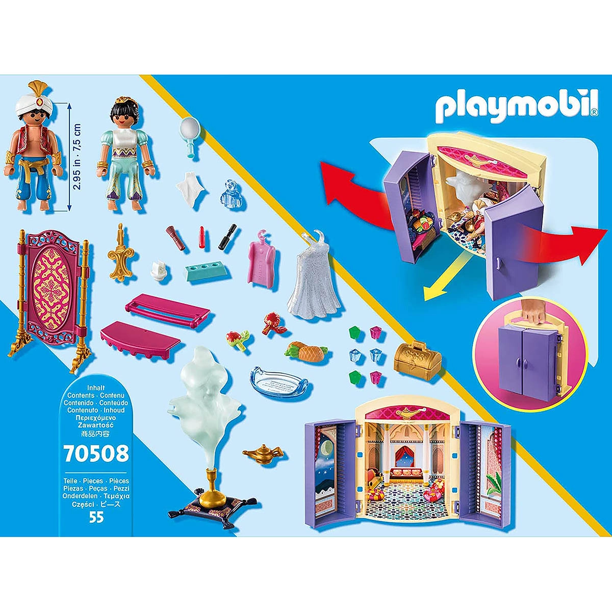 Playmobil - Princesa E O Gênio Da Lâmpada - Magic - 70508 Playmobil - Princesa E O Gênio Da Lâmpada - Magic - 70508