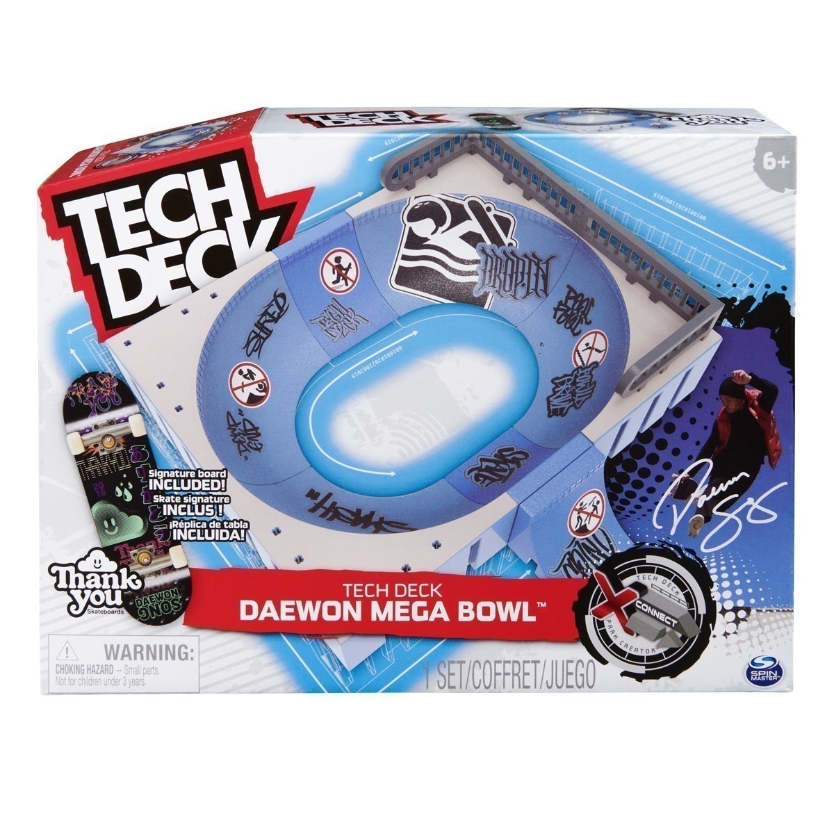 Tech Deck - Pista Skatepark Mega Bowl Daewon Tech Deck - Pista Skatepark Mega Bowl Daewon