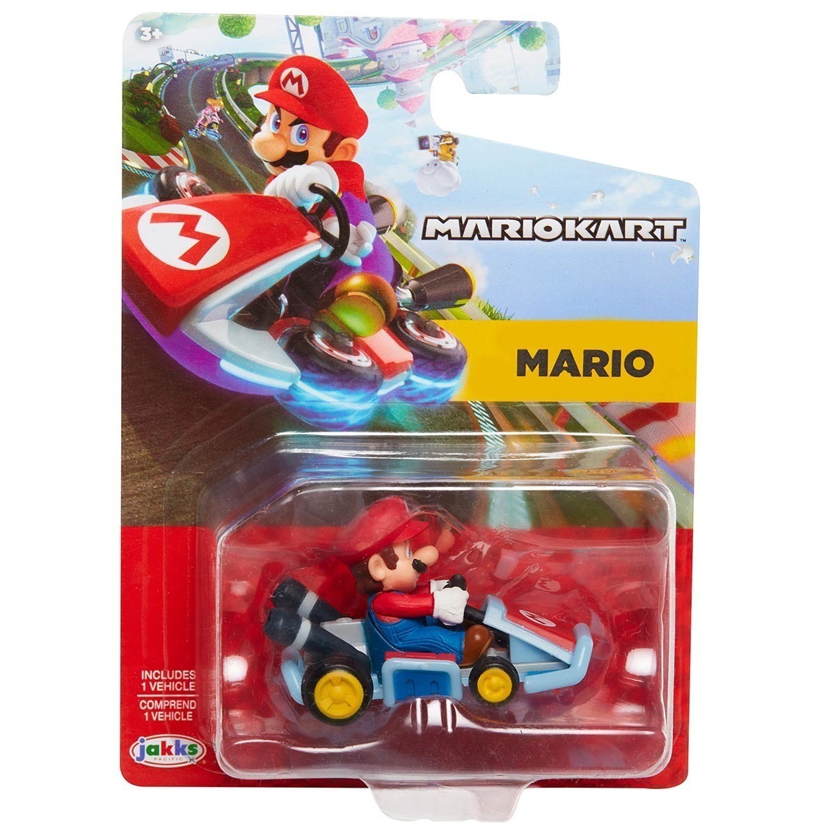 Carrinho do Mario de 4cm - Mariokart