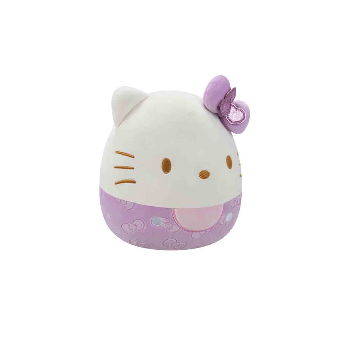 Pélucia Hello Kitty Lilás De 20Cm (50 Anos) - Squishmallows