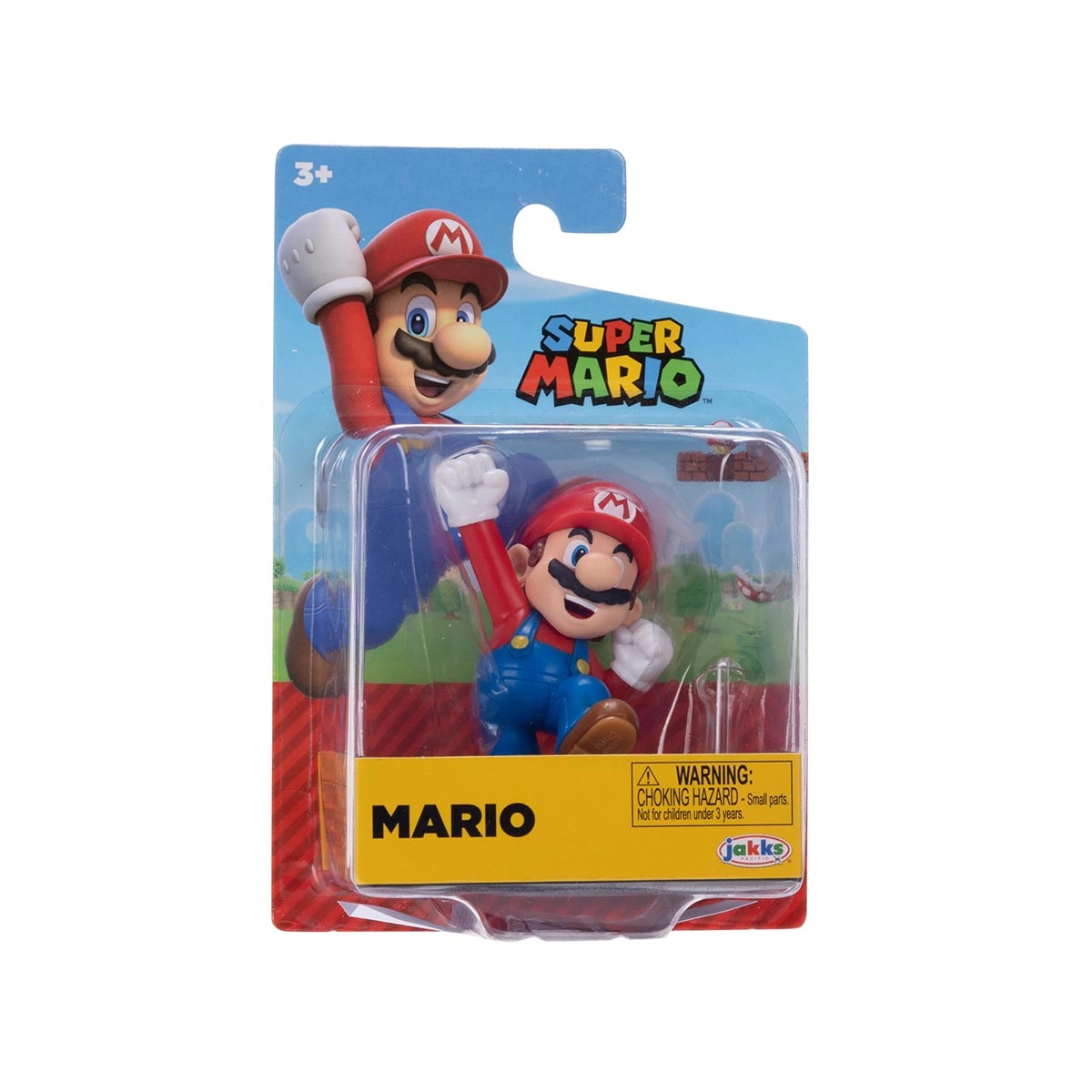 Boneco Articulado Mario (Pulando) de 6cm - Super Mario
