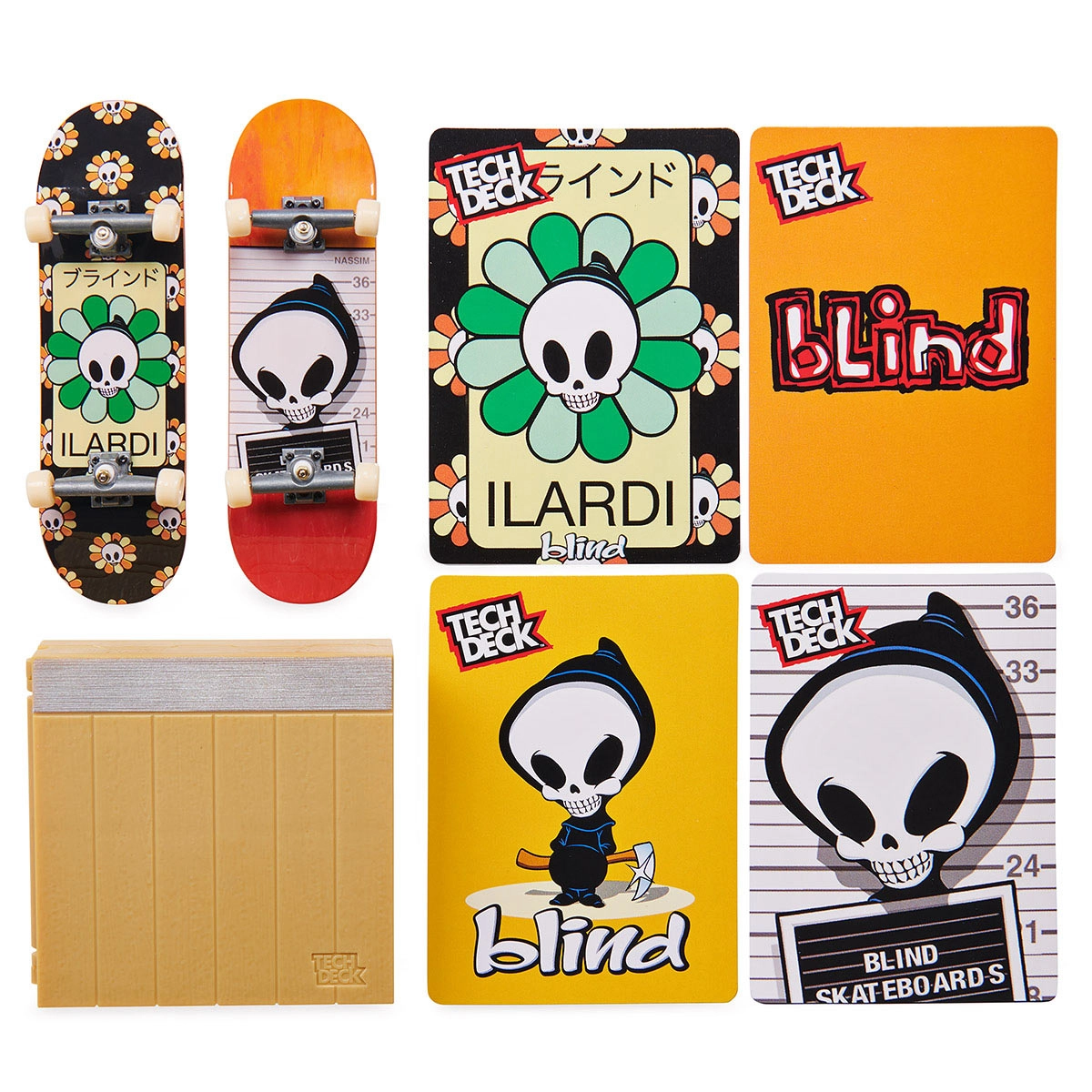 Kit 2 Skate De Dedo Com Obstáculo Blind - Tech Deck