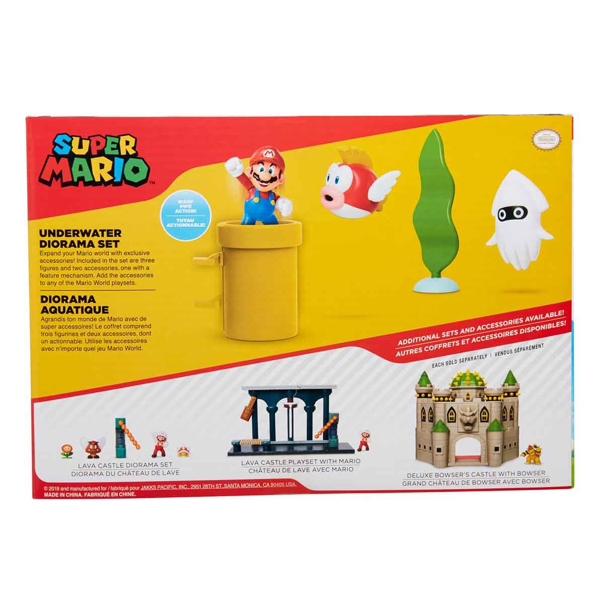 Playset Diorama Aquático - Super Mario