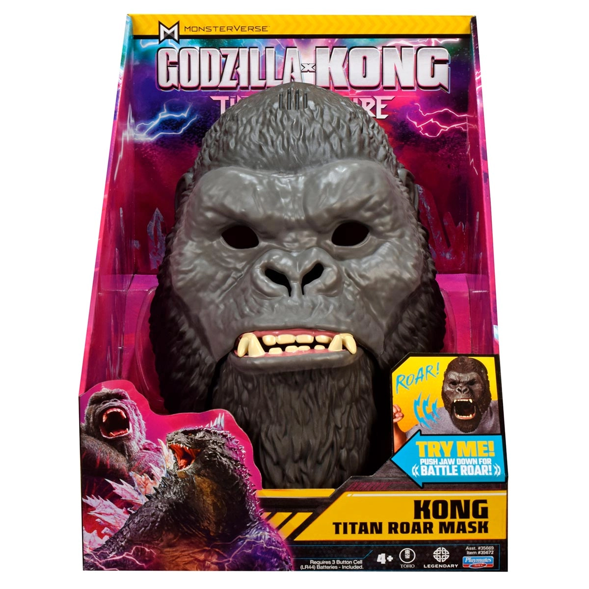 Máscara Interativa Do Kong Com Som - Godzilla Novo Império
