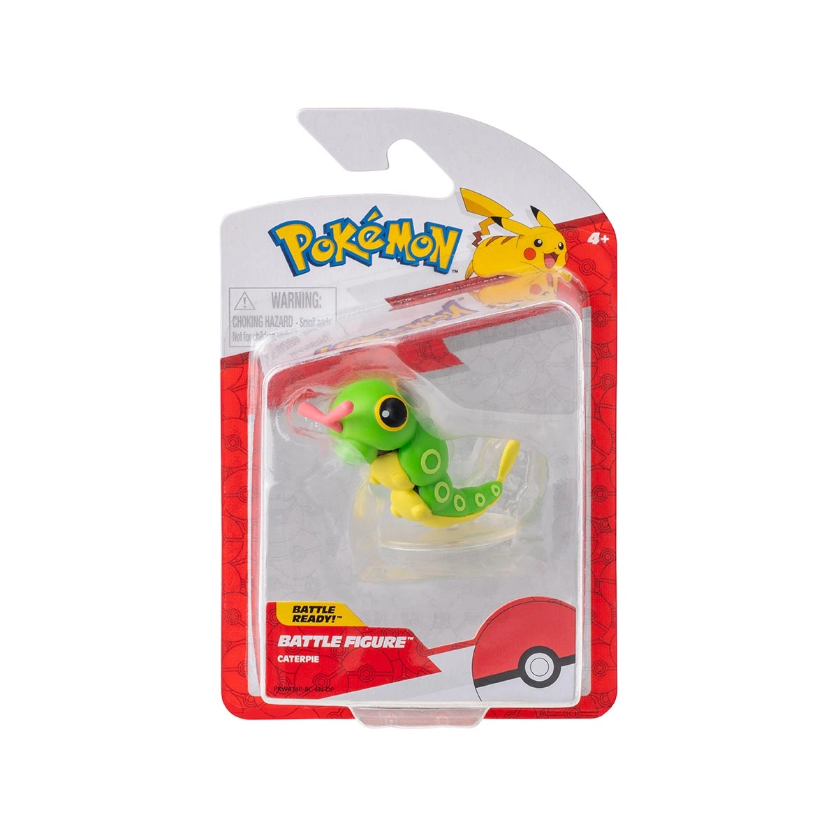 Boneco De Batalha Caterpie  De 4Cm - Pokémon