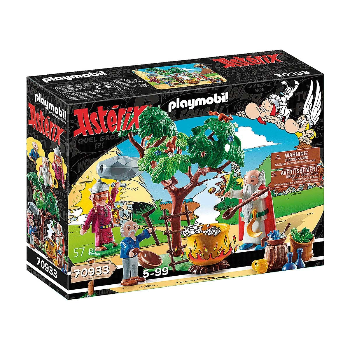 Playmobil - Getafix Com O Caldeirão Da Poção Mágica - Asterix - 70933 Playmobil - Getafix Com O Caldeirão Da Poção Mágica - Asterix - 70933